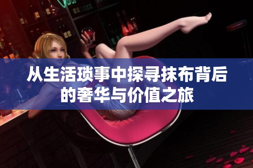 从生活琐事中探寻抹布背后的奢华与价值之旅