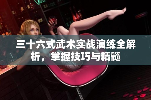 三十六式武术实战演练全解析，掌握技巧与精髓