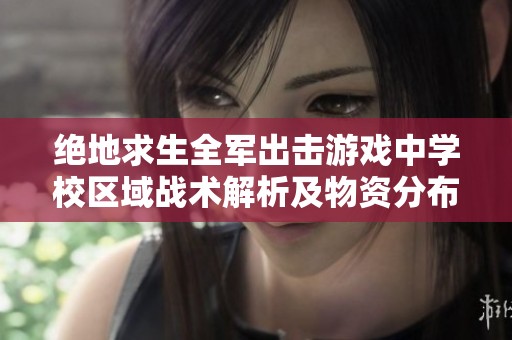 绝地求生全军出击游戏中学校区域战术解析及物资分布揭秘