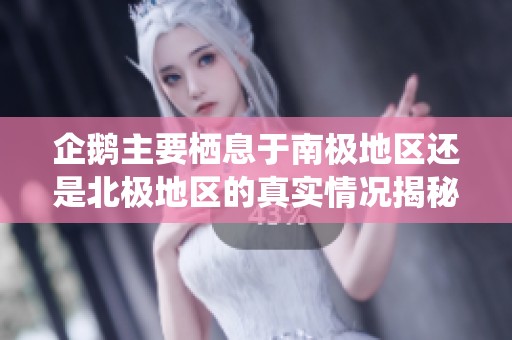 企鹅主要栖息于南极地区还是北极地区的真实情况揭秘