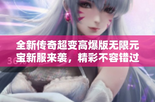 全新传奇超变高爆版无限元宝新服来袭，精彩不容错过！