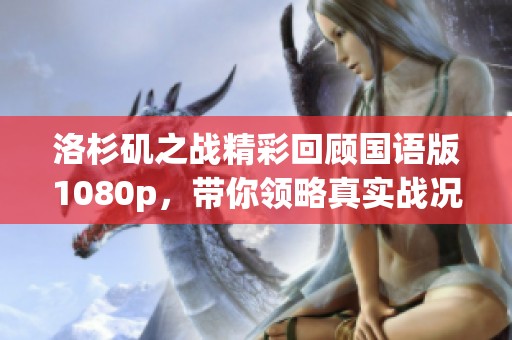 洛杉矶之战精彩回顾国语版1080p，带你领略真实战况